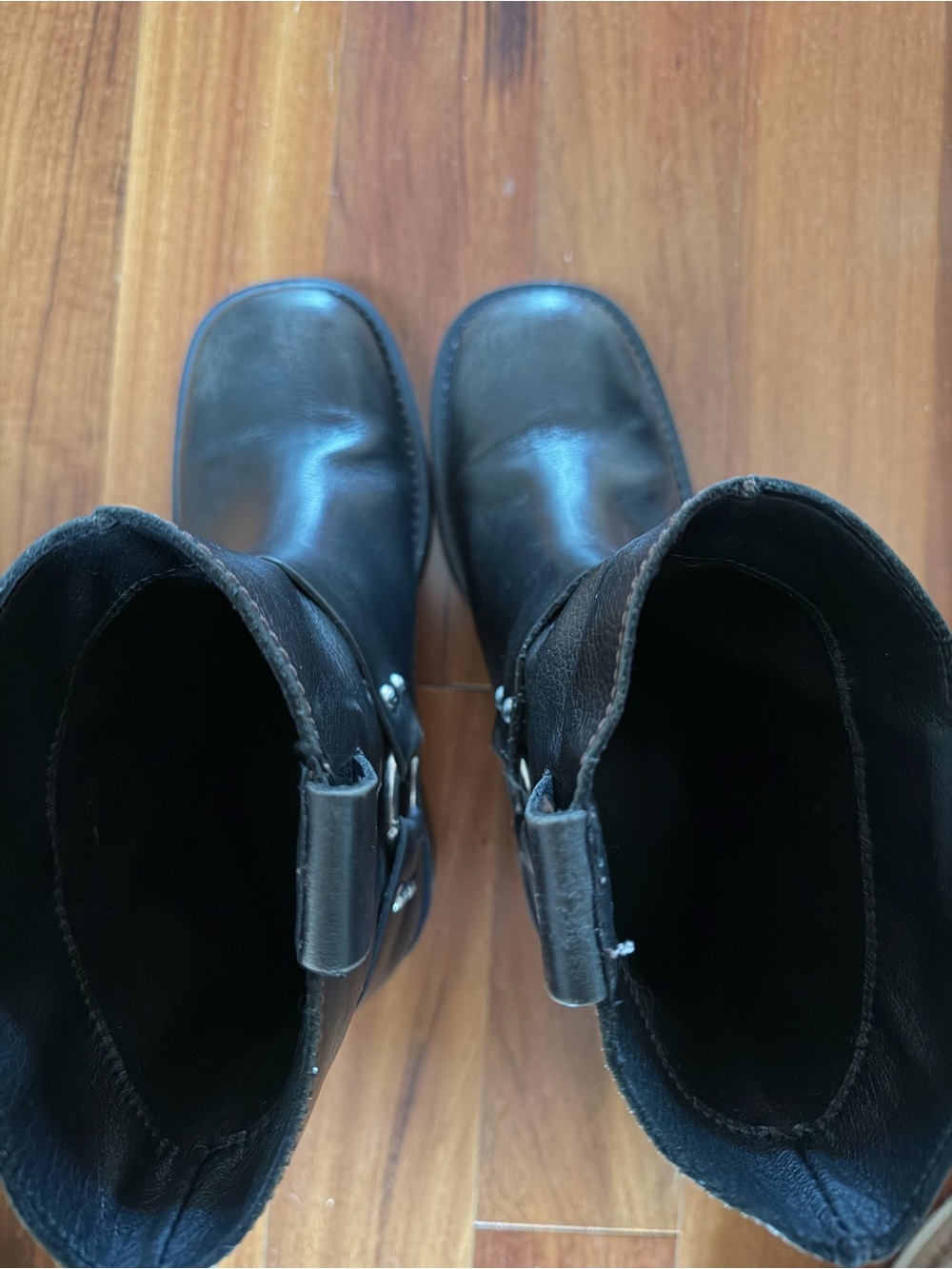 Anthropologie Leather Moto Boots size 37, 7 (fits 38, 7.5) - Picture 8 of 8